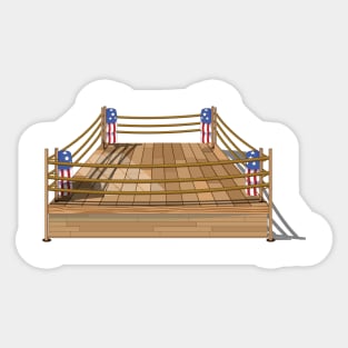 Boxing Ring Sticker